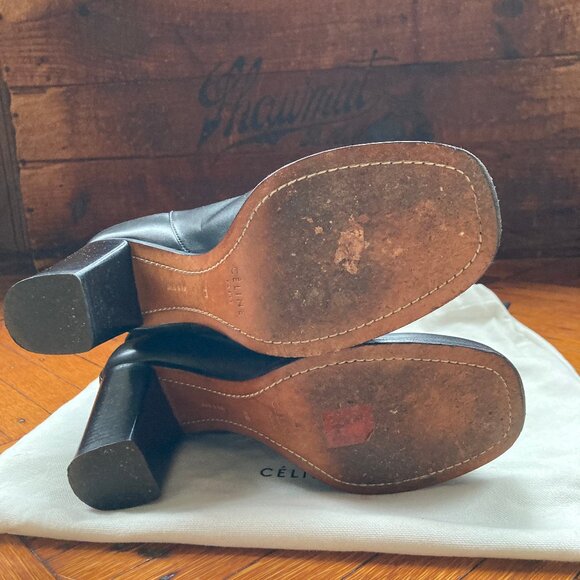 Black Celine Boots Size 38 - Picture 4 of 5